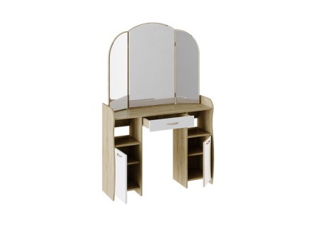 Туалетный стол София Т2 дуб сонома / белый