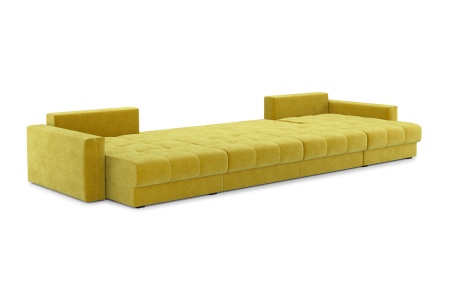 Диван п-образный тик-так Монарх М2О2 горчичный