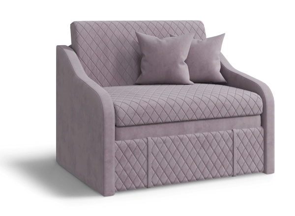 Диван прямой Том, розовый