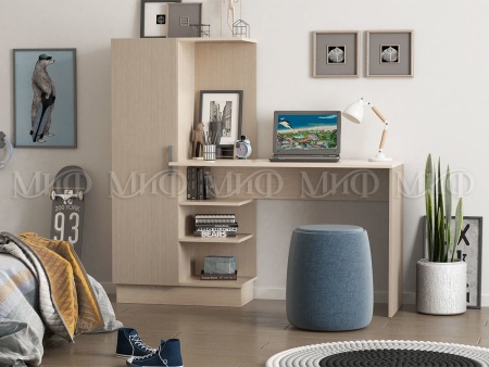 Письменный Стол  №1 Разные Цвета/Ш-1450 x В-1350 x Г-500 мм